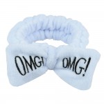 Bentita cu elastic pentru cosmetica BX27 OMG Blue cu Negru